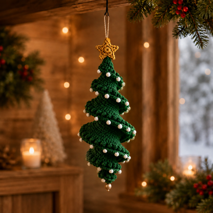 🎄 Handmade Christmas Crochet Ornament Kit - The Perfect DIY Holiday Gift & Decoration