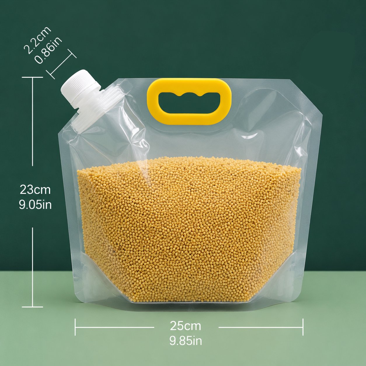 🌾 Reusable Airtight Grain Storage Bag – Seal, Carry & Pour With Ease
