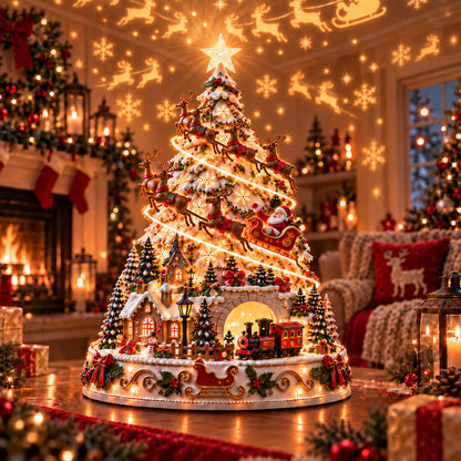 🏆 49% OFF Today --🎄MerryRealm™ Christmas Village Decorative Lights