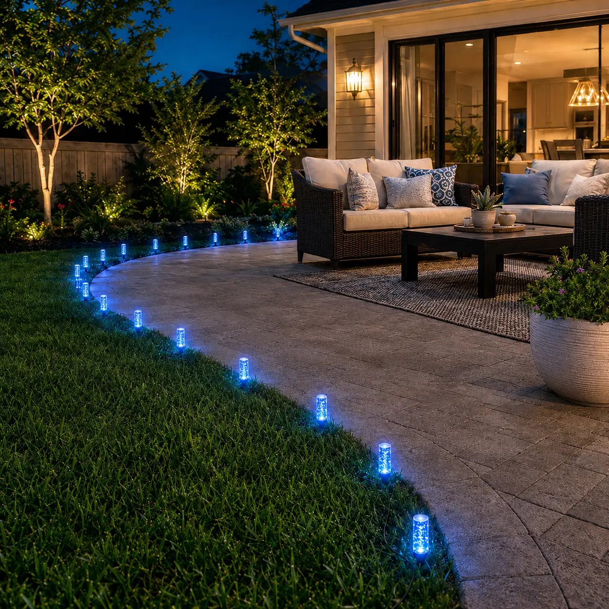 ☀️Set of 20 LED Solar Garden Stake Lights