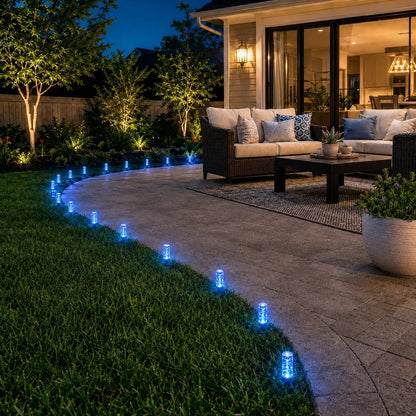 ☀️Set of 20 LED Solar Garden Stake Lights