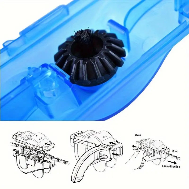 🚴 Clean Your Bike Chain Faster – Portable Chain Cleaning Tool