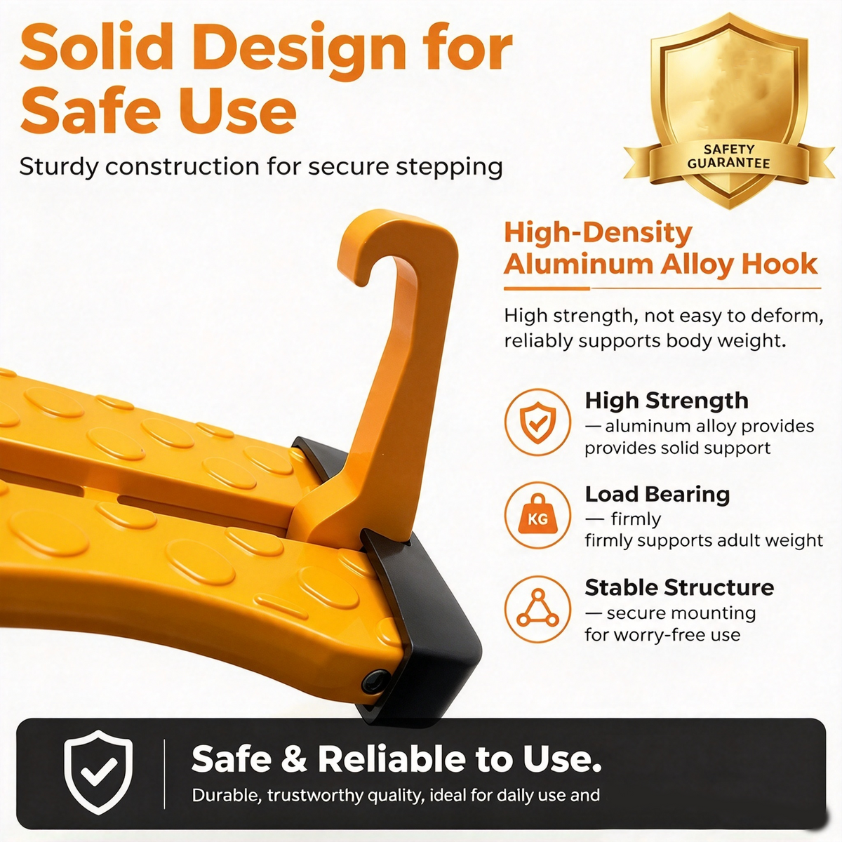 🚙 Foldable Car Door Step – Easy Roof Rack Access Without a Bulky Ladder