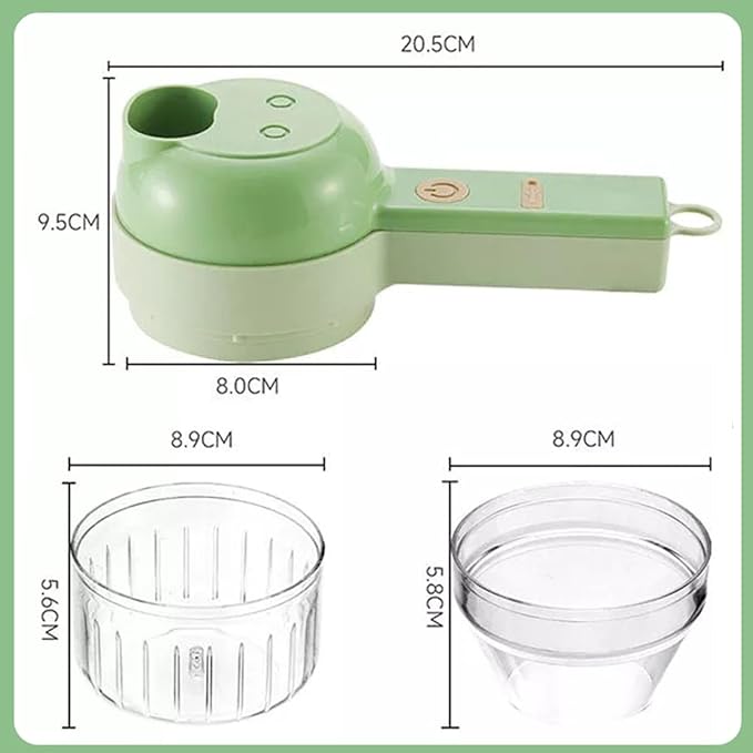 4 in 1 Food Processor for Fruits, Vegetables and Meats