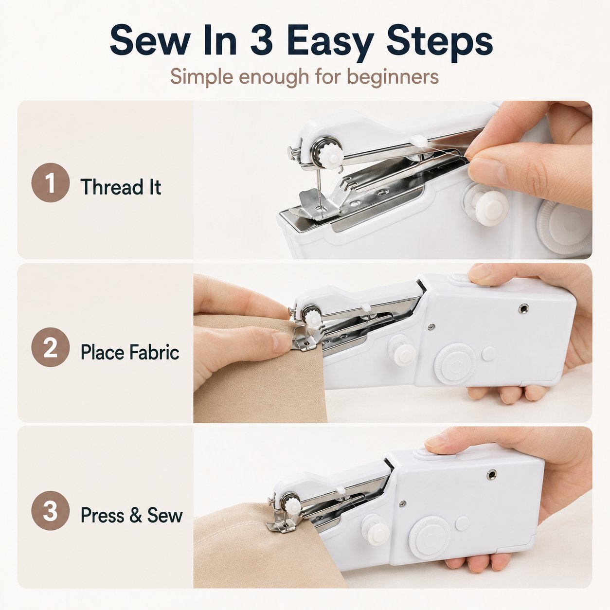 🧵 Portable Handheld Electric Sewing Machine – Quick Fabric Fixes Anywhere