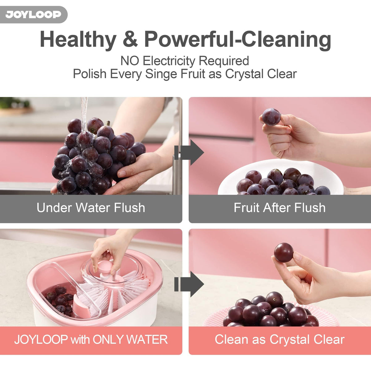 🔥49%OFF TODAY🔥Manual Fruit & Vegetable Washer Spinner with Brush