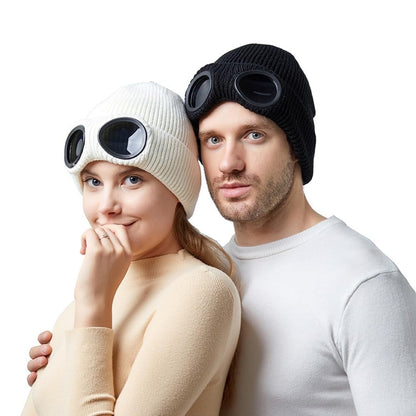 ❄️ Fleece-Lined Goggle Beanie – Warm, Cozy & Ready for Winter