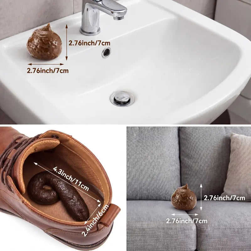 💩Fake Poop Realistic Prank Poop Props