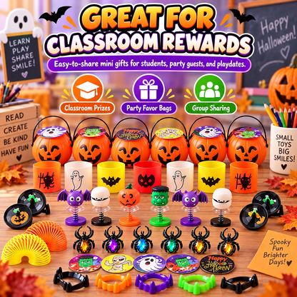 🎃144PCS Halloween Toy and Gift Set for Kids