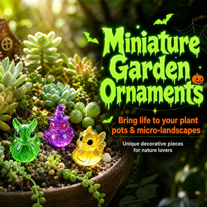 👻🎃Glow-In-The-Dark Mini Halloween Duck Set