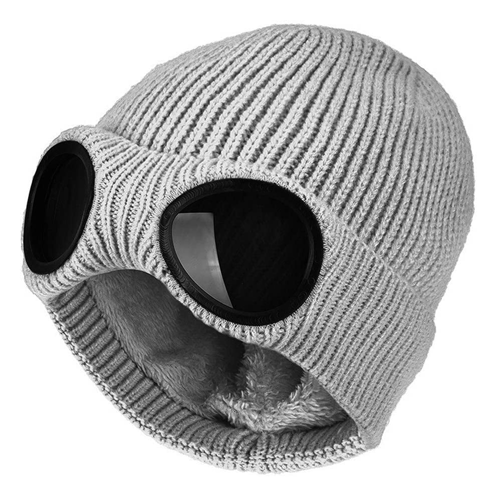 ❄️ Fleece-Lined Goggle Beanie – Warm, Cozy & Ready for Winter