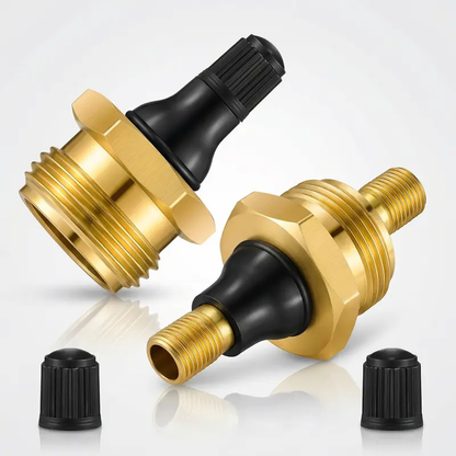❄️ Brass RV Winterizing Blowout Plug Adapter – Easy Water Line Winter Prep