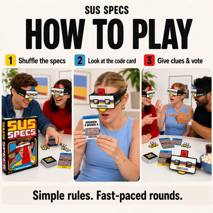 Lucky Egg Sus Specs - The Clueless Clue-Giving Imposter Game