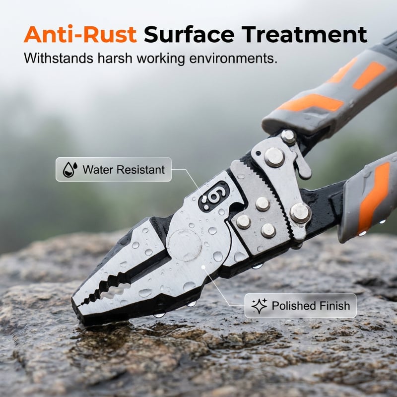 9-Inch Industrial Ratchet Self-Locking Pliers