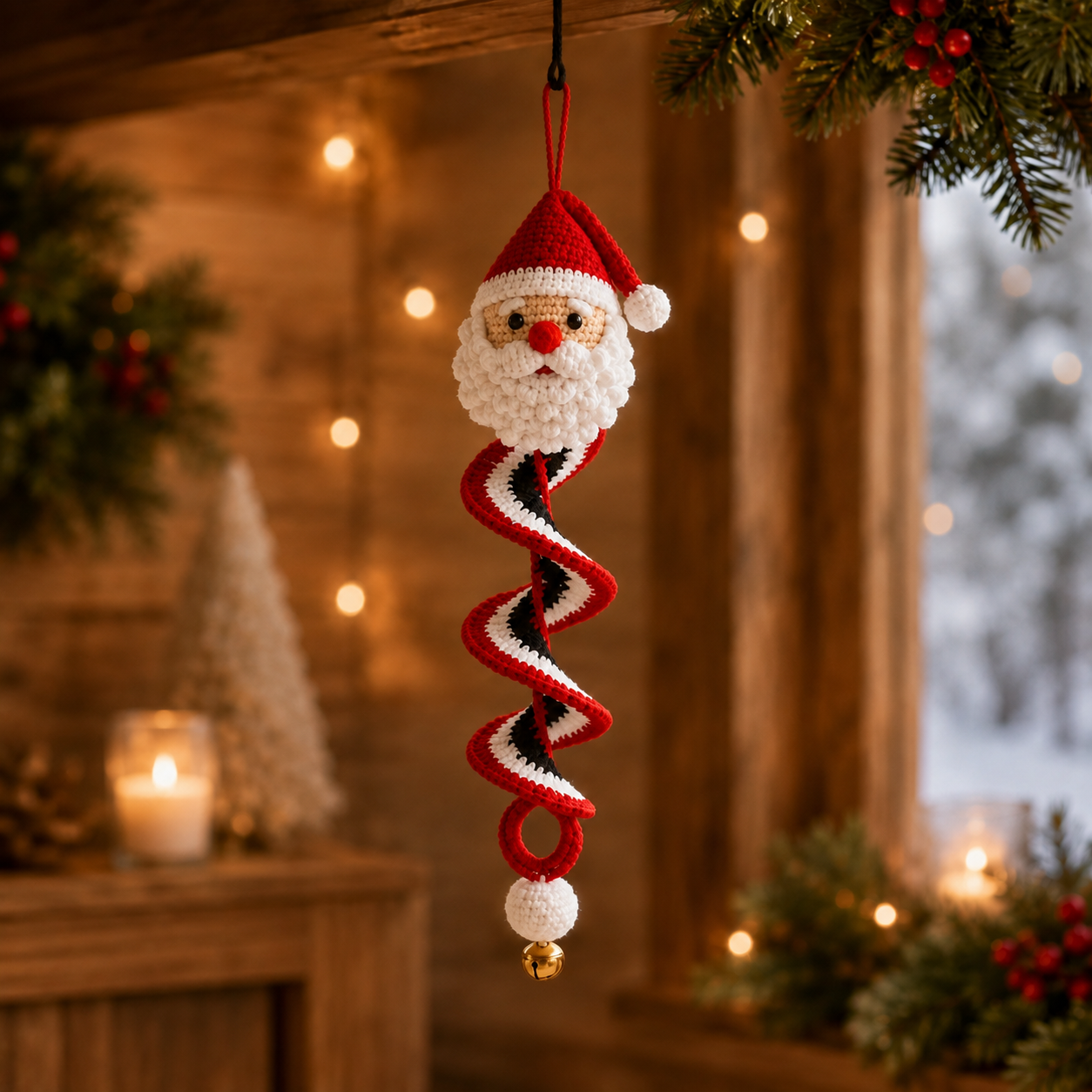 🎄 Handmade Christmas Crochet Ornament Kit - The Perfect DIY Holiday Gift & Decoration