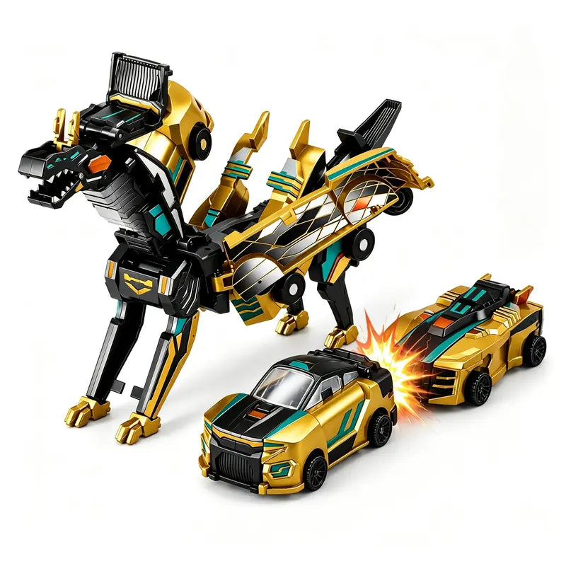 Golden Mecha Dragon