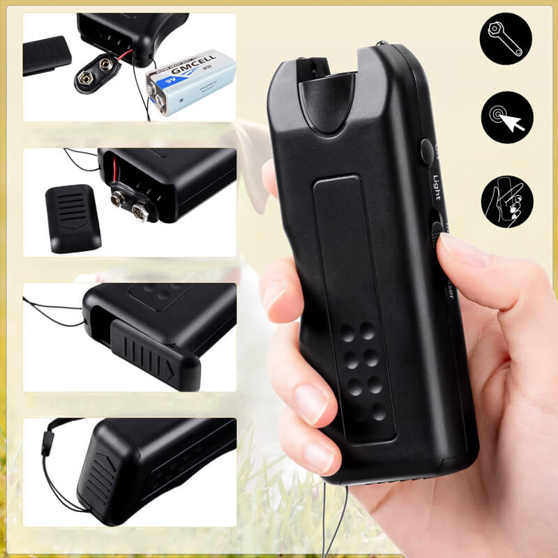 🔥Hot Sale - 49% OFF🔥Portable Ultrasonic Dog Deterrent with LED Flashlight