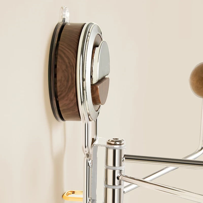 🎉No-Drill Rotating Suction Hooks – Strong Hold, Easy Wall Installatio