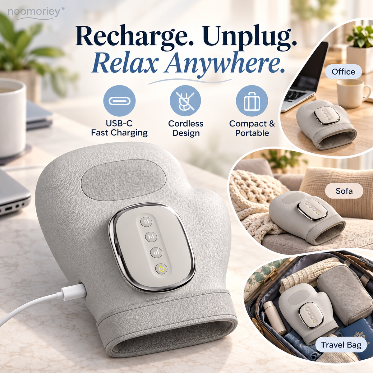 Cordless Hand Massager with Heat — Your Everyday Wind-Down