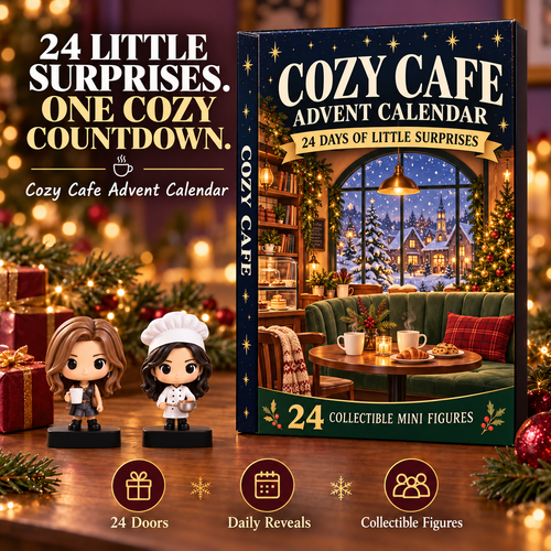 ☕  Cozy Café  Advent Calendar – 24 Days of Collectible Character Surprises