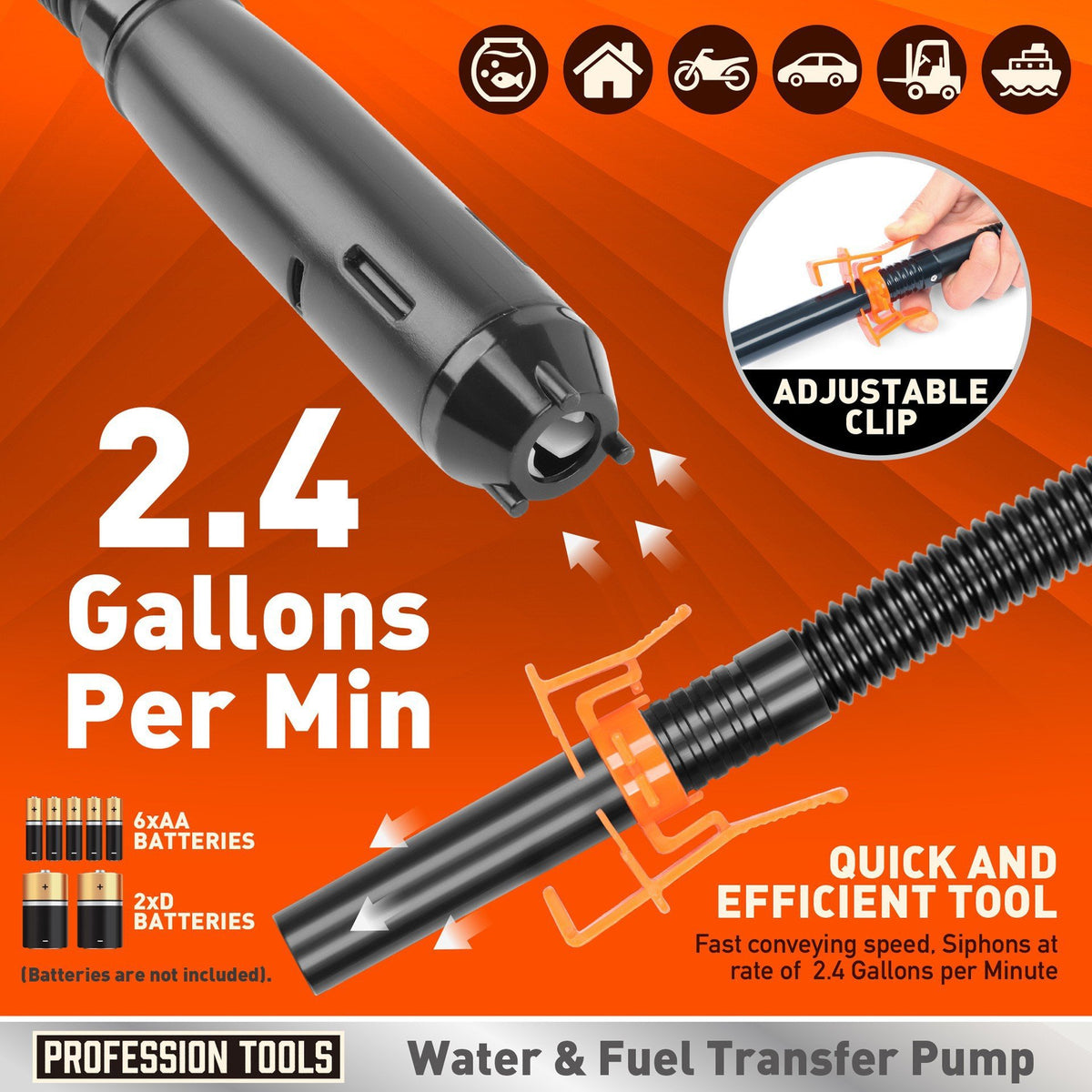 💯 #1  Best Seller 🚀🛡️Automobile Fuel Transfer Pump🚗