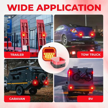 🚛 Wireless LED Trailer Lights – Easy Towing Light Setup