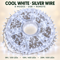 Cool White – Silver Wire