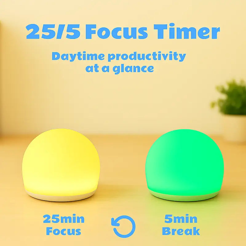 💡 WattBubble™ 29-Color Sensory Squishy Tap Light – Rechargeable BPA-Free Silicone, Anti-Blue Light & 8H Sleep Dimming