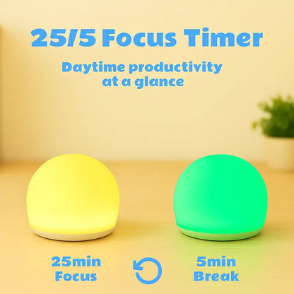 💡 WattBubble™ 29-Color Sensory Squishy Tap Light – Rechargeable BPA-Free Silicone, Anti-Blue Light & 8H Sleep Dimming