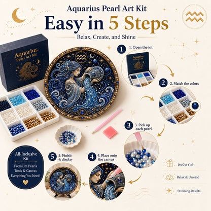 🔥 Last Day 49% OFF - 💎 12 Zodiac Signs Pearl Art Kit ♈💫 Bring Every Zodiac Sign to Life with Pearls (📦Buy 2 Free Shipping)