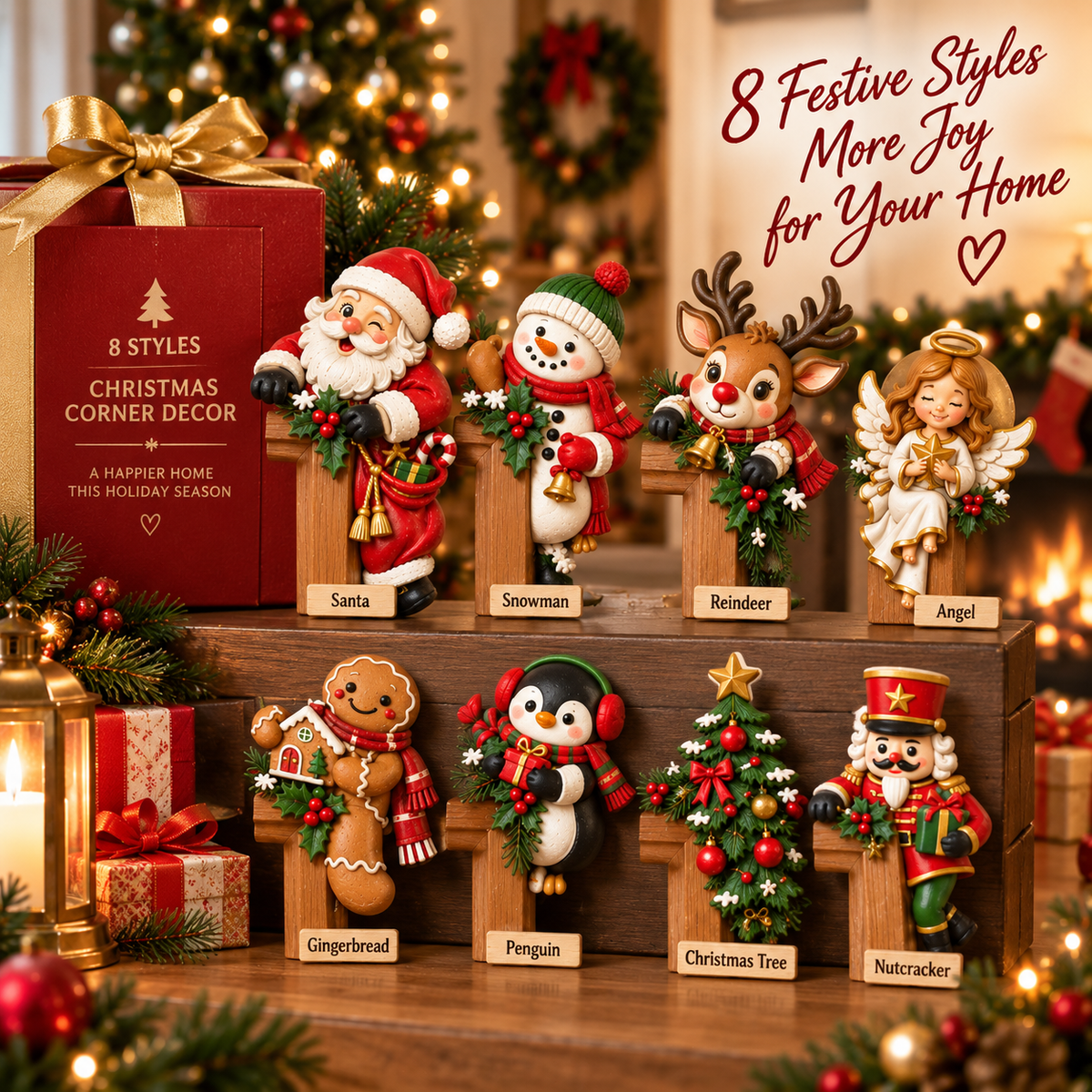 🎅Christmas Peekaboo Door Decor – A Little Holiday Surprise Around Every Corner