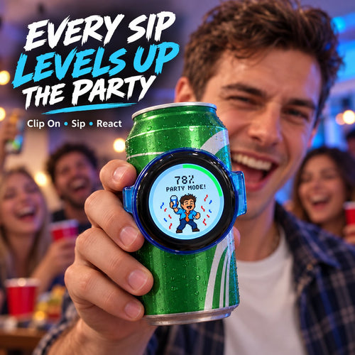 🍺 Every Sip Becomes a Game – Interactive Pixel Can Tracker