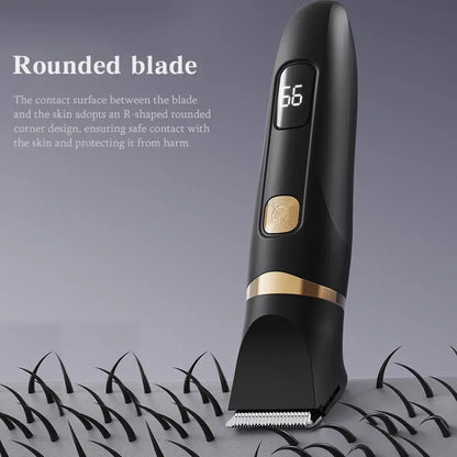 3-in-1 Electric Grooming Kit – Hair, Nose & Body Trimmer with LED Display