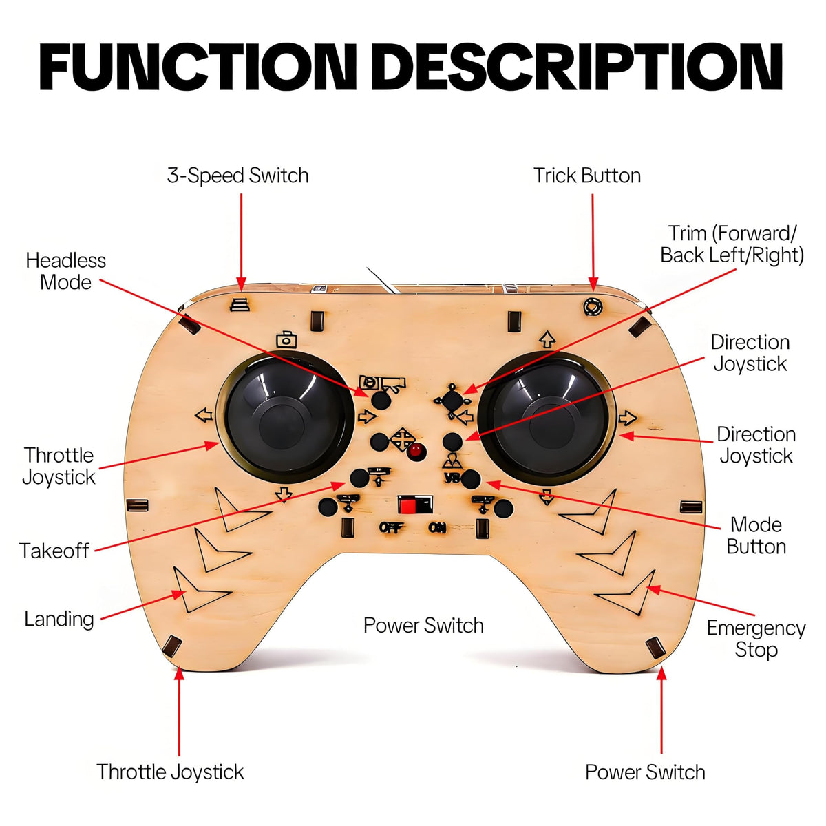 DIY Wooden Drone Kit — Build It. Fly It. Show It Off.