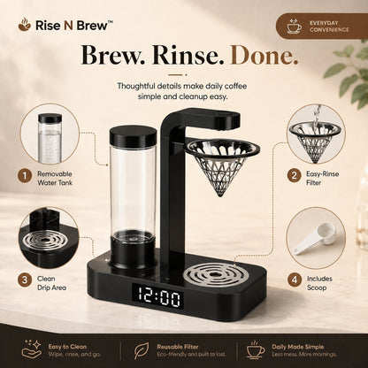 ☕Programmable Mini Coffee Maker