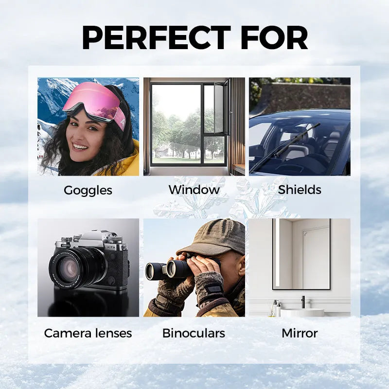 🚗 Anti-Fog Glass Coating – Easy Sponge Applicator for Car Windows & Mirrors