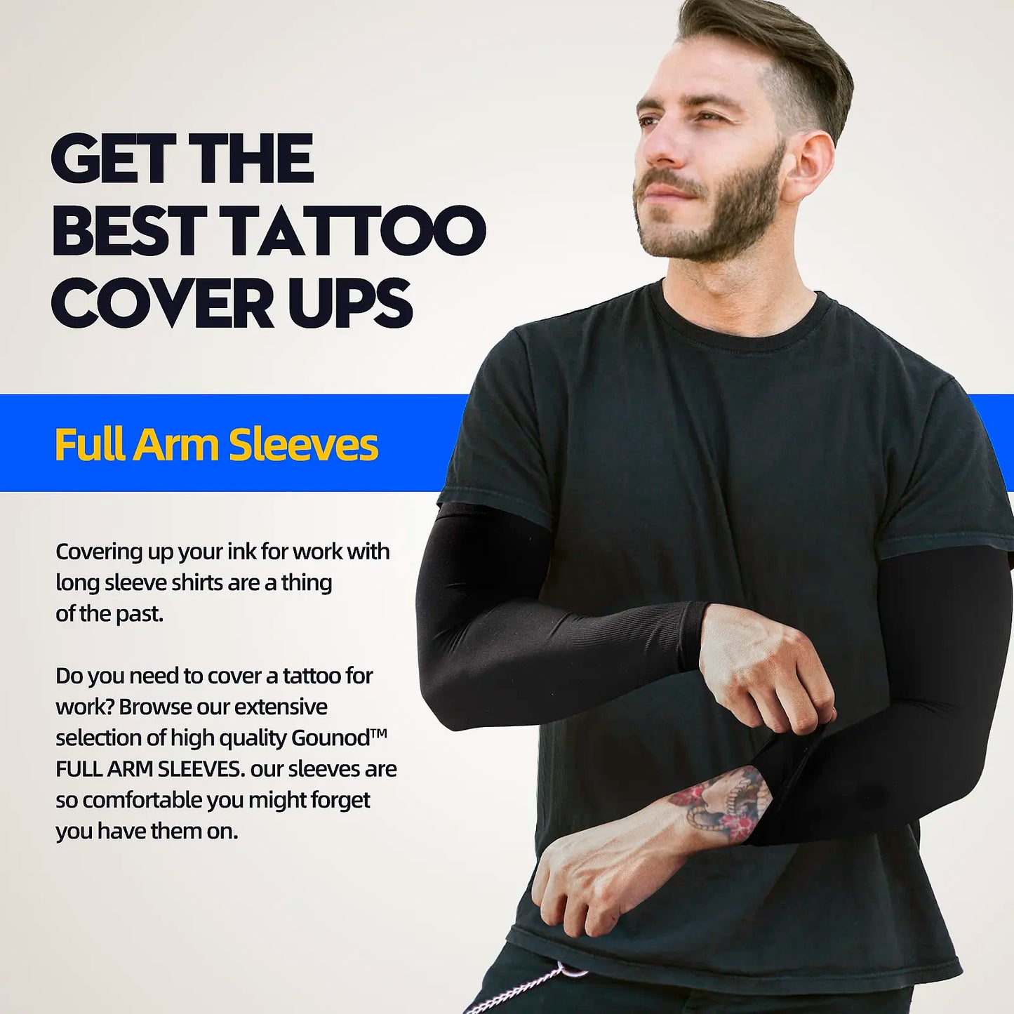 🔥 50% OFF | UPF 50+ Cooling UV Protection Arm Sleeves for Men & Women | Stay Cool Outdoors