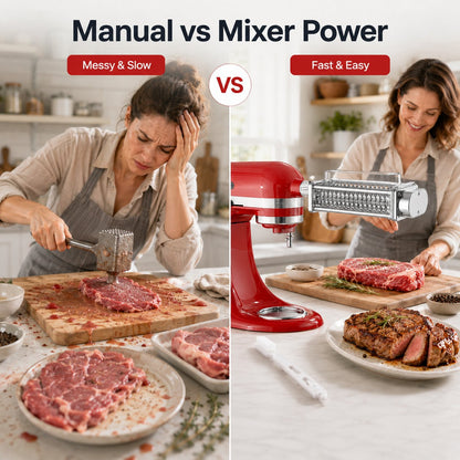 Stand Mixer Meat Tenderizer – Premium Metal Build, Easy Clean
