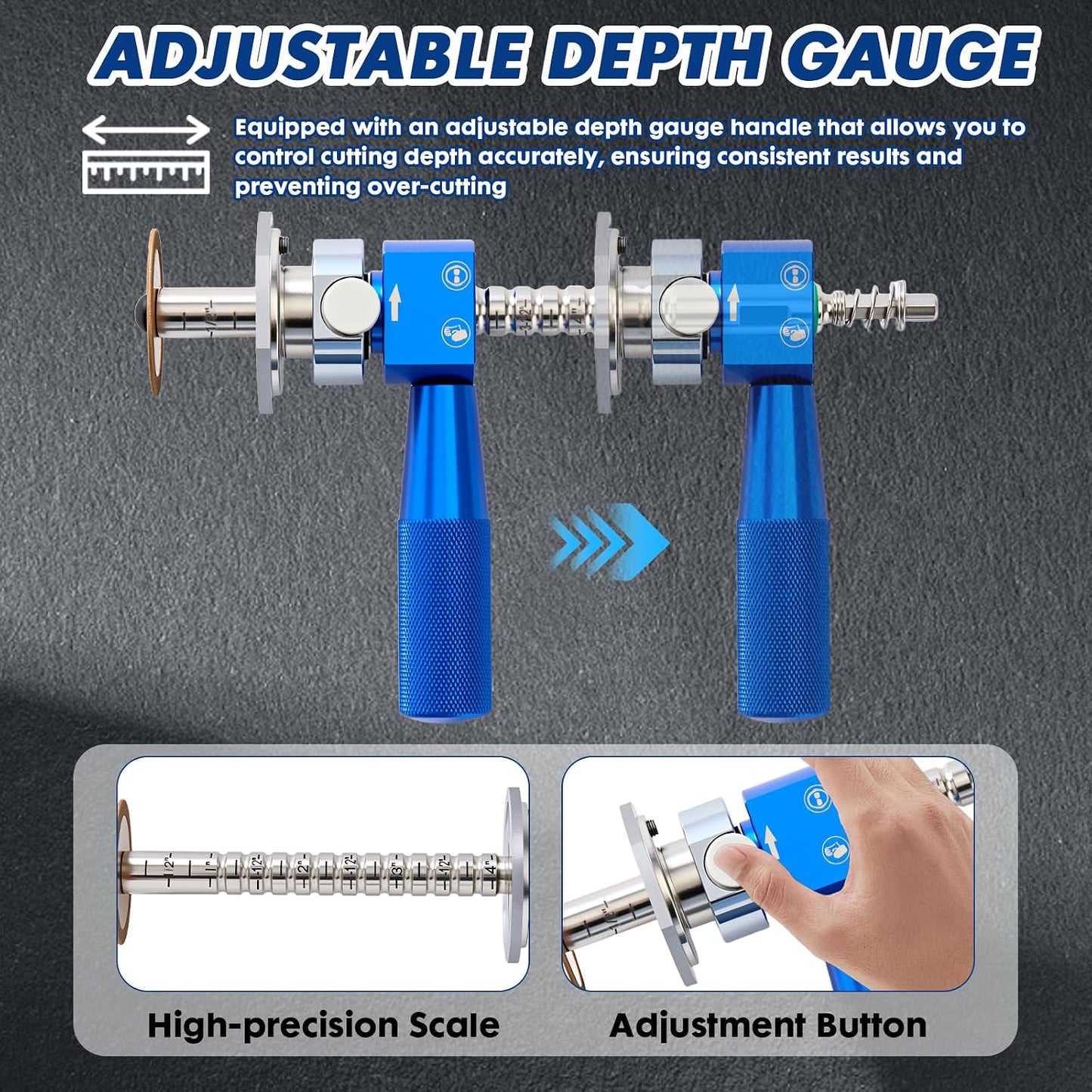 🔧 PVC Pipe Cutter Ratchet Tool - Heavy Duty Quick cut Plumbing Tool for PVC, PPR & PE Pipes