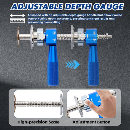 🔧 PVC Pipe Cutter Ratchet Tool - Heavy Duty Quick cut Plumbing Tool for PVC, PPR & PE Pipes