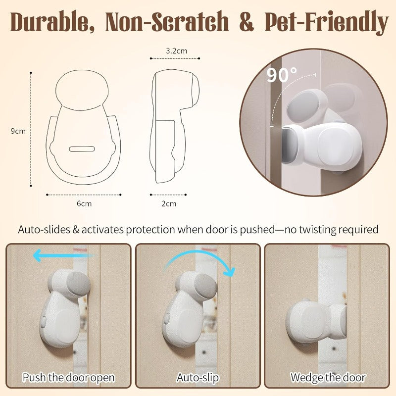 👶 Anti-Pinch Door Safety Stopper – Help Protect Little Fingers