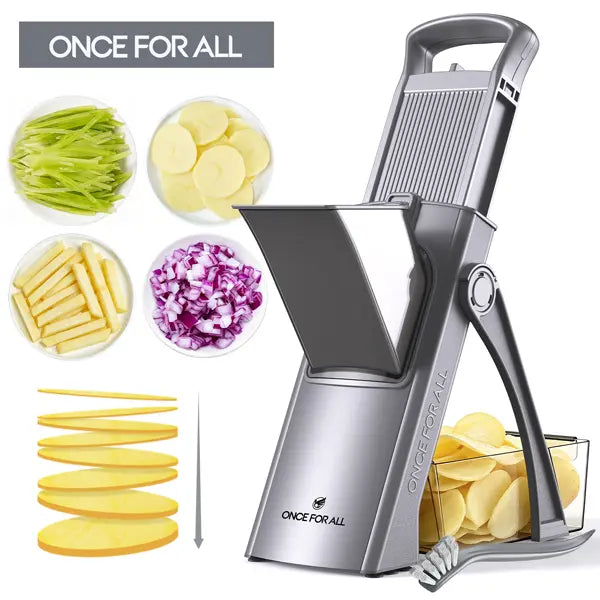 0‑8mm Adjustable Safe Mandoline Slicer