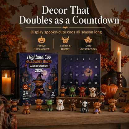 2026 Highland Coo Halloween Advent Calendar – 24 Collectible Figures