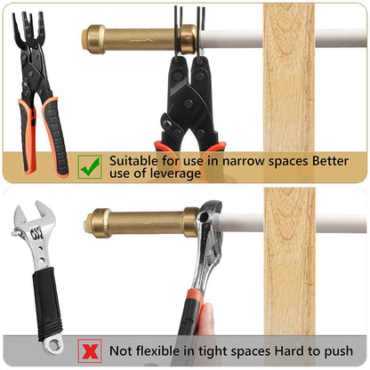 🔥LAST DAY 49% OFF - 🛠️ Push Fit Disconnect Tool – 1/2", 3/4", 1" Brass Fitting Removal Pliers for Plumbing Repair & DIY Projects