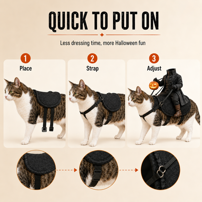 😺The Headless Horseman Rider™ Pet Costume🎃