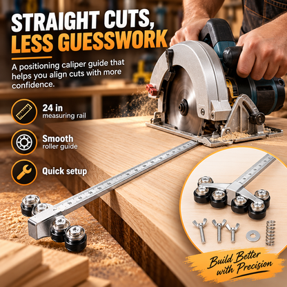 🔩 Straight-Edge Double Axis 60cm Positioning Calipers