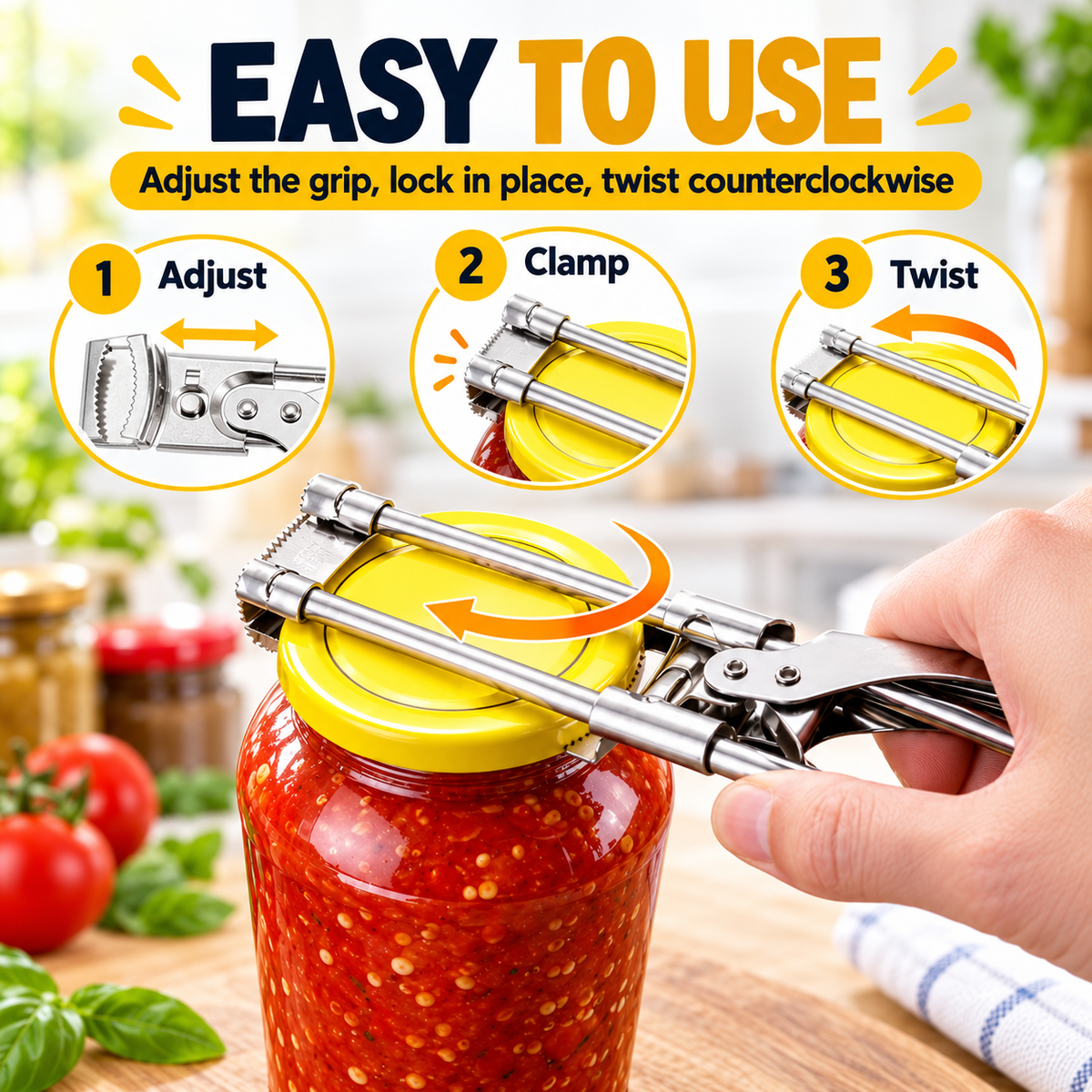 Easy To Use Jar Opener