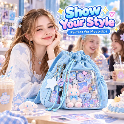 🎁Crystal-Clear Window Starry Ita Bag