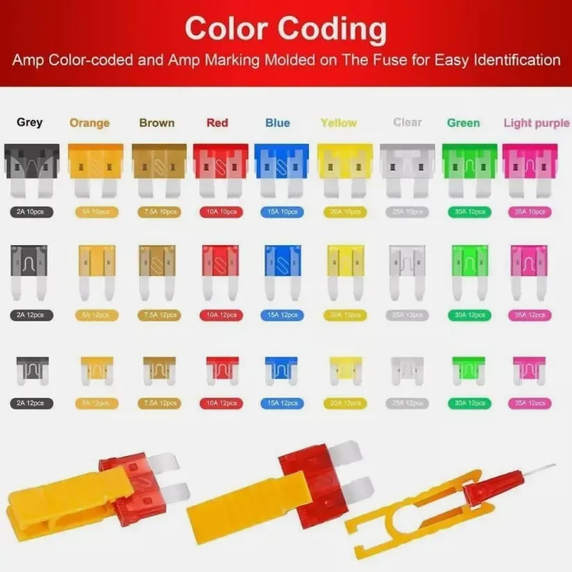 🚗🔥306PCS&Car Blade Fuse Assortment Set