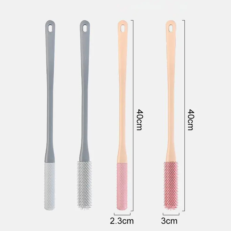 🦶🚿 Long-Handle Silicone Foot Cleaning Brush Set ✨ Easy-Reach Toe & Heel Care | 2 PCS